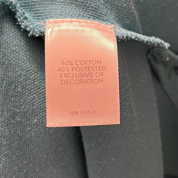 J.Jill Fit Double Knit Tunic Teal Aqua Scoop Neck Ponte XL Casual Minimalist - Picture 4 of 5